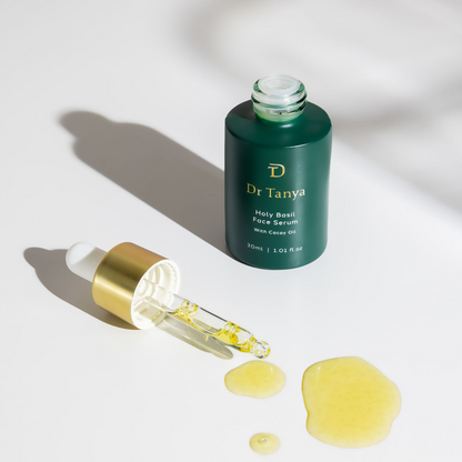 Holy Basil Brightening Face Serum — Acne, Pigmentation & Glow