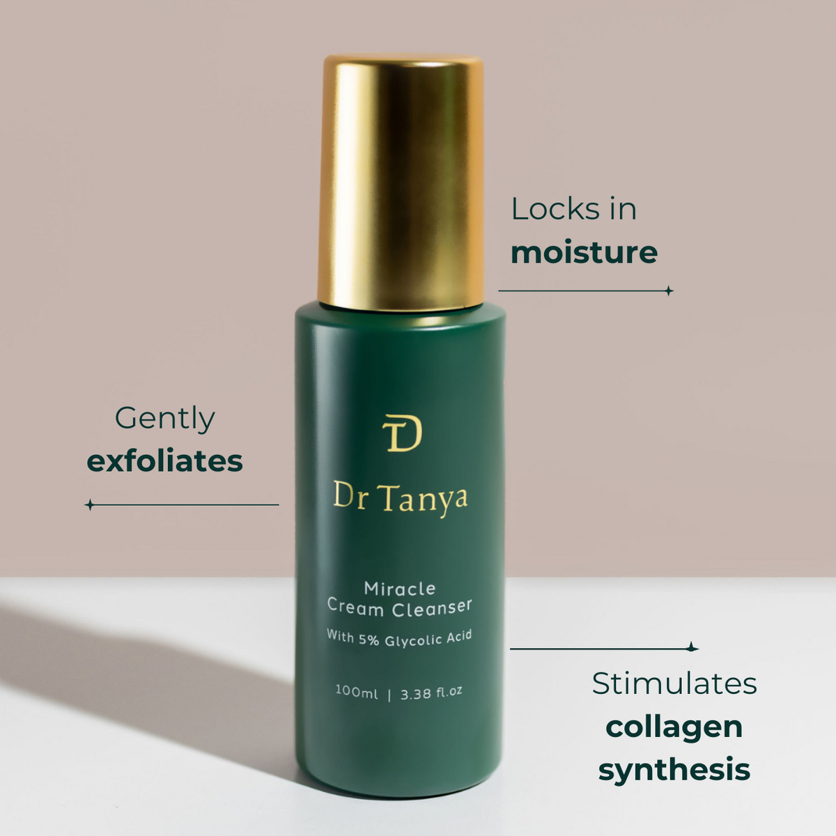 Miracle Cream Cleanser — Gentle Daily Cleanser with Glycolic Acid